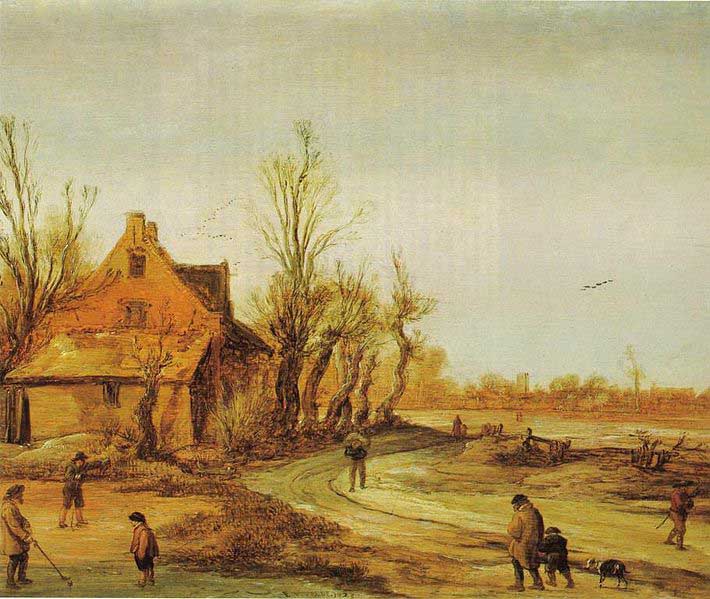Esaias Van de Velde A Winter Landscape